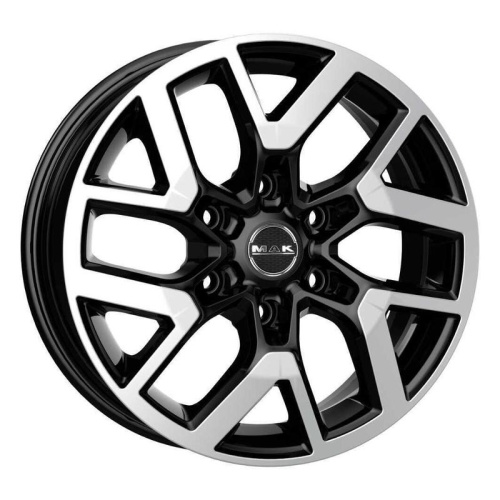 MAK Gravel 6.5x16 6*120 ET50 DIA74.5 Black Mirror